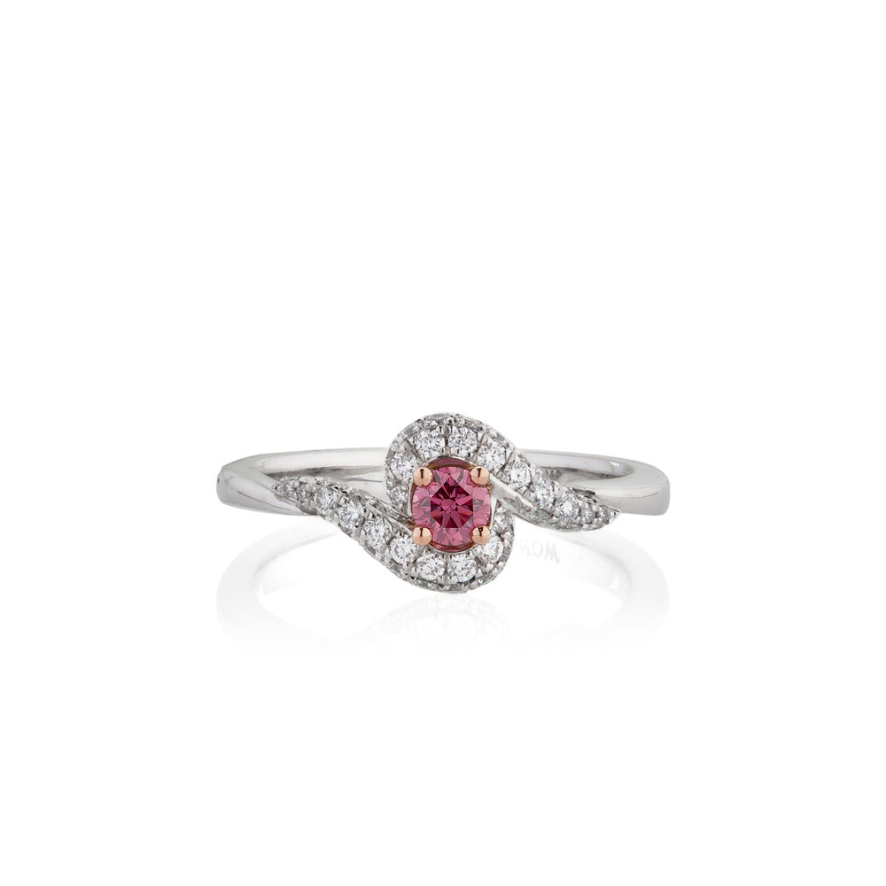 Australian pink diamond deals ring